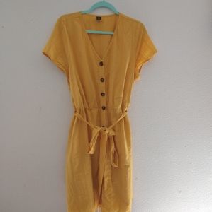 Yellow 2x summer dress from Shein